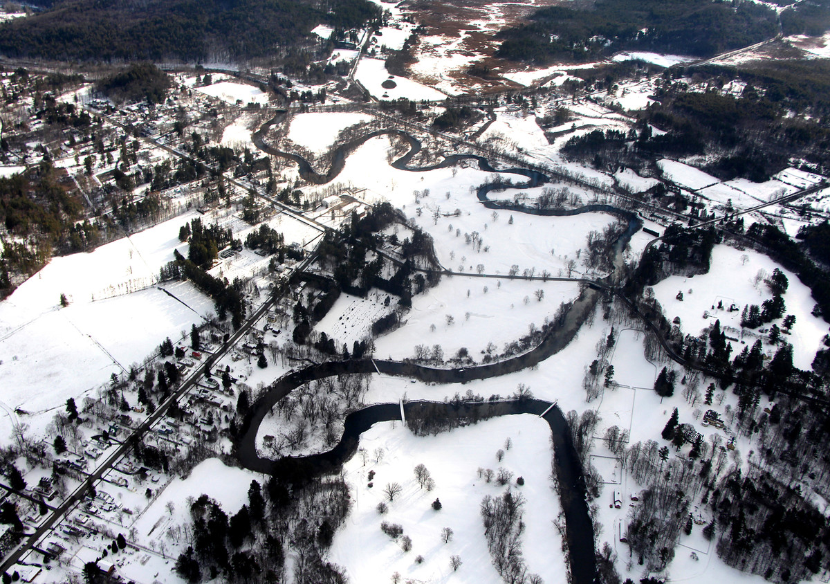 Glenna Blackwell of Great Barrington, MA: The Housatonic River from the Air